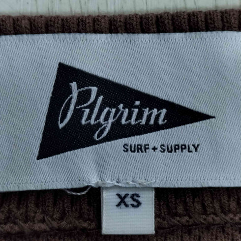 ピルグリム PILGRIM ボートネック サーマル ロングスリーブ Tシャツ メンズ import:XS